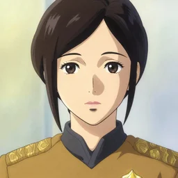 sadie sink, starfleet officer, kyoto animation still, finely illustrated face, intricately detailed features, digital painting, makoto shinkai, painted by ilya kuvshinov and katsura masakazu and alphonse mucha and satoshi kon