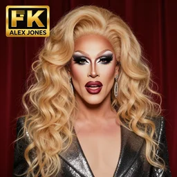 alex jones in drag, photorealistic, 8 k award winning photo on artstation