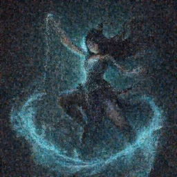 league of legends Splashart of a very mysterious girl puppeteer that controls the fate with glowing strings, dramatic lighting
