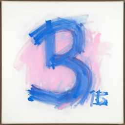 numbered variation 1 painting de kooning thin scribble on white canvas, blue and pink shift, martha jungwirth sketch, drawn by yves tanguy, oil on canvas, thick impasto