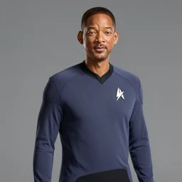 will smith in star trek, grey background, hyperdetailed, artstation, cgsociety, 8 k