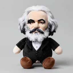 karl marx turned into a cute and marketable plushy