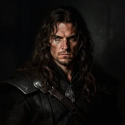 oscar isaac as conan the barbarian, portrait, dark atmosphere, high fantasy, chiaroscuro, illustration, art by simon bisley