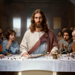 obi wan kenobi as jesus, last supper