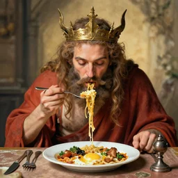 primordial god eating his meal