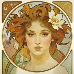 realistic detailed face portrait of Mermaid Elizabeth Taylor, by Alphonse Mucha, Ayami Kojima, Amano, Charlie Bowater, Karol Bak, Greg Hildebrandt, Jean Delville, and Mark Brooks, Art Nouveau, Neo-Gothic, gothic, rich deep colors