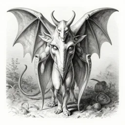 baphomet pencil illustration by gustave dore, highly detailed, centered, concept art, smooth, sharp focus, illustration