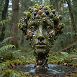 by frederic church bold, rigorous pride & prejudice. a beautiful kinetic sculpture. a ripple passes through its eyestalks. i wish it had a face : the stare of its moist forest of orbs is unnerving.