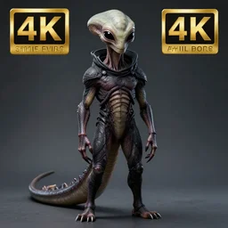 full length photo of elon musk as an reptilian alien hiding his true identity, highly detailed, 4 k, hdr, smooth, sharp focus, high resolution, award - winning photo