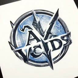 league of legends logo as a silkscreen print art / serigraphy