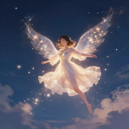 of magic flying around in the sky