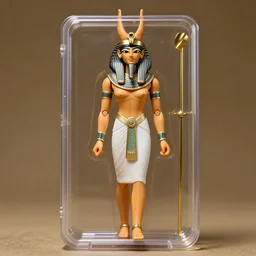 ancient egyptian deity isis as an action figure