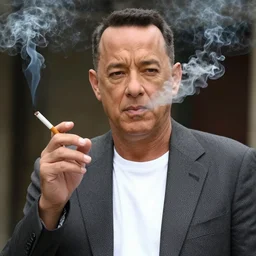 tom hanks smoke cigarete