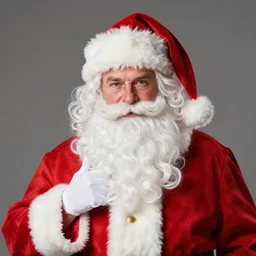 jacksfilms as santa claus, portrait photography 4 k