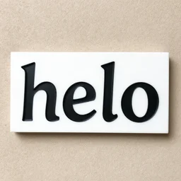 sign with the letters'h'' e'' l'' l'' o'on it