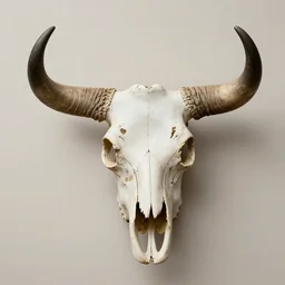 a skull made out of cow, national geographic photo