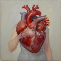 the feeling of heartbrake, oil on canvas, painting