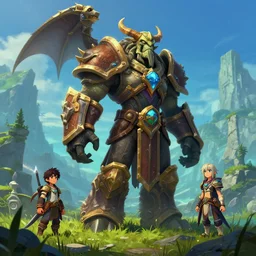 mount epic plainswalker bearer screenshot world of warcraft mounts worldboss fantasy comics that looks like it is from borderlands by jesper ejsing, by rhads, makoto shinkai alena aenami artworks in 4 k beeple, thomas kinkade heartstone league of legends dofus overwatch