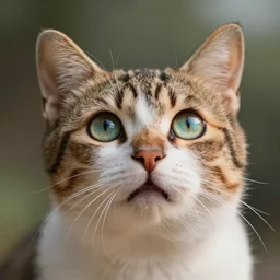 a cat looking at the most beautiful thing in the world, wide irises, this is beautiful, volumetric lighting, epic composition, hyper detailed, ultra realistic, sharp focus, octane render, pinterest trending, sense of awe, 4 k