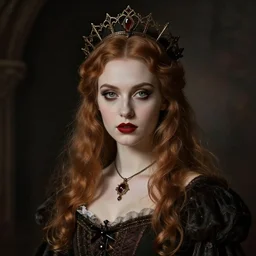gothic princess portrait, by emperpep