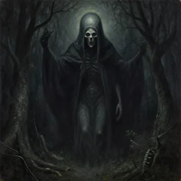 lovecraftian horror dark fantasy painting in the style of beksinski oil on canvas atmospheric