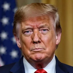 bald pale donald trump