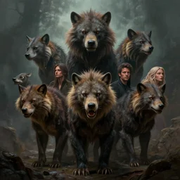 epic professional digital art of carnivores, atmospheric lighting, painted, intricate, detailed, foreboding, by leesha hannigan, wayne haag, reyna rochin, ignacio fernandez rios, mark ryden, iris van herpen,, epic, stunning, gorgeous, much wow, cinematic, masterpiece.