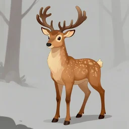 an anthropomorphic deer, fursuit!!!!! by don bluth, by kawacy, trending on artstation, full body