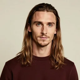 a portrait of a 1 9 6 0 s hippie looking like zlatan ibrahimovic