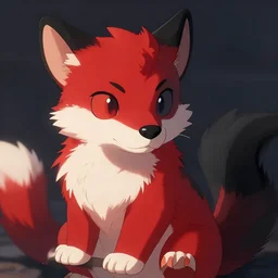 [ ( ( red ) ( black ) ( furry ) ( fursona ) ( weasel * ferret * stoat ) ) ] > [ ( smoke * backing ) ] > graffiti > wall