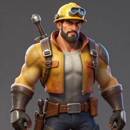beautiful highly detailed realistic stylized character portrait team fortress 2 engineer, detailed character art master portrait, trending on artstation