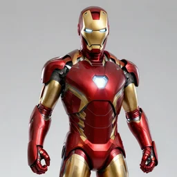 Nathan Fillion as Iron Man, 3d ultra realistic