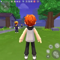 a typical hoppou raid in vrchat, screenshot unity 3 d, vrchat