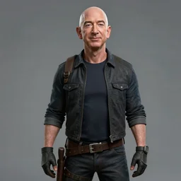 Screenshot of Jeff Bezos as a Dead By Daylight character
