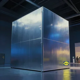Cyberpunk ikea, 8k, Greg Rutkowski, studio ghibli, dramatic lighting