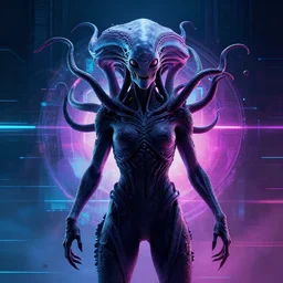 and if i only could, i'd make a deal with god,, stranger things, mind flayer, cyberwave, vector graphics, cinematic, photorealistic, artstation, highly detailed, volumetric lighting