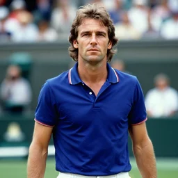 a annie leibovitz portrait of bjorn borg at the peak of his career
