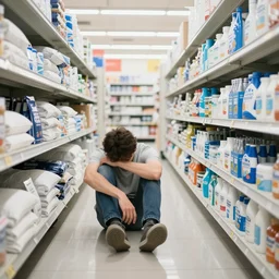 a guy getting lost in bed bath and beyond