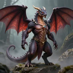 DnD Dragonborn, upscaled