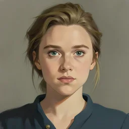 florence pugh portrait, art by studio ghibli and greg rutkowski and artgerm and ilya kuvshinov, portrait, d & d, fantasy, highly detailed, digital painting, headshot, trending on artstation, concept art, sharp focus, illustration