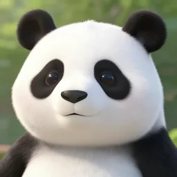 luffy as 🐼