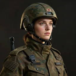 military soldier futuristic by maciej kuciara