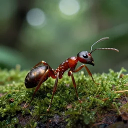 rare half human half ant in the jungle, by the best photographer of national geographic, scientific photo, hight quality, realistic light, kodachrome 6 4, hiperdetailed