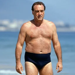 silvio berlusconi wearing a swimsuit