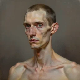 Dean Venture in real life a long gaunt face and skinny body and neck, very thin, realistic, very realistic, hyperrealistic, highly detailed, very detailed, extremely detailed, detailed, digital art, oil painting, trending on artstation, headshot and bodyshot, detailed face, very detailed face, extremely detailed face, HD Quality, 8k resolution, very very detailed face, real life