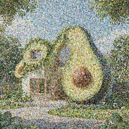house designed as Avocado