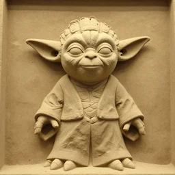 Yoda, Sand sculpture
