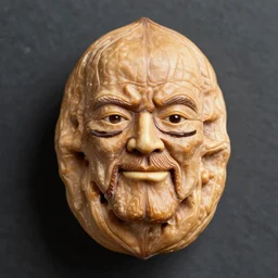a nut in the shape of walter white