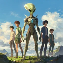 hero world alien 1 9 7 9, behance hd by jesper ejsing, by rhads, makoto shinkai and lois van baarle, ilya kuvshinov, rossdraws global illumination