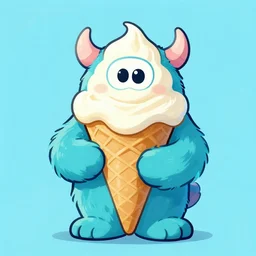 icecream cone monster